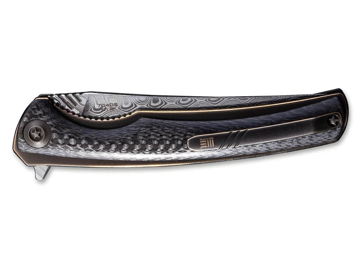 Sale WE Knife 704 Damasteel