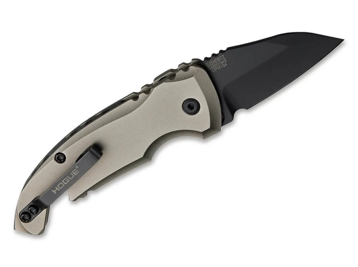 Outlet Hogue A01 Microswitch Compact Wharncliffe Dark Earth
