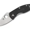 Outlet Spyderco Ambitious Lightweight Black Plainedge