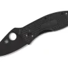 Online Spyderco Ambitious Lightweight Black Blade Plainedge
