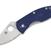 Clearance Spyderco Ambitious Lightweight Cpm-S35Vn Blue Spyderedge