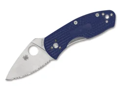 Clearance Spyderco Ambitious Lightweight Cpm-S35Vn Blue Spyderedge