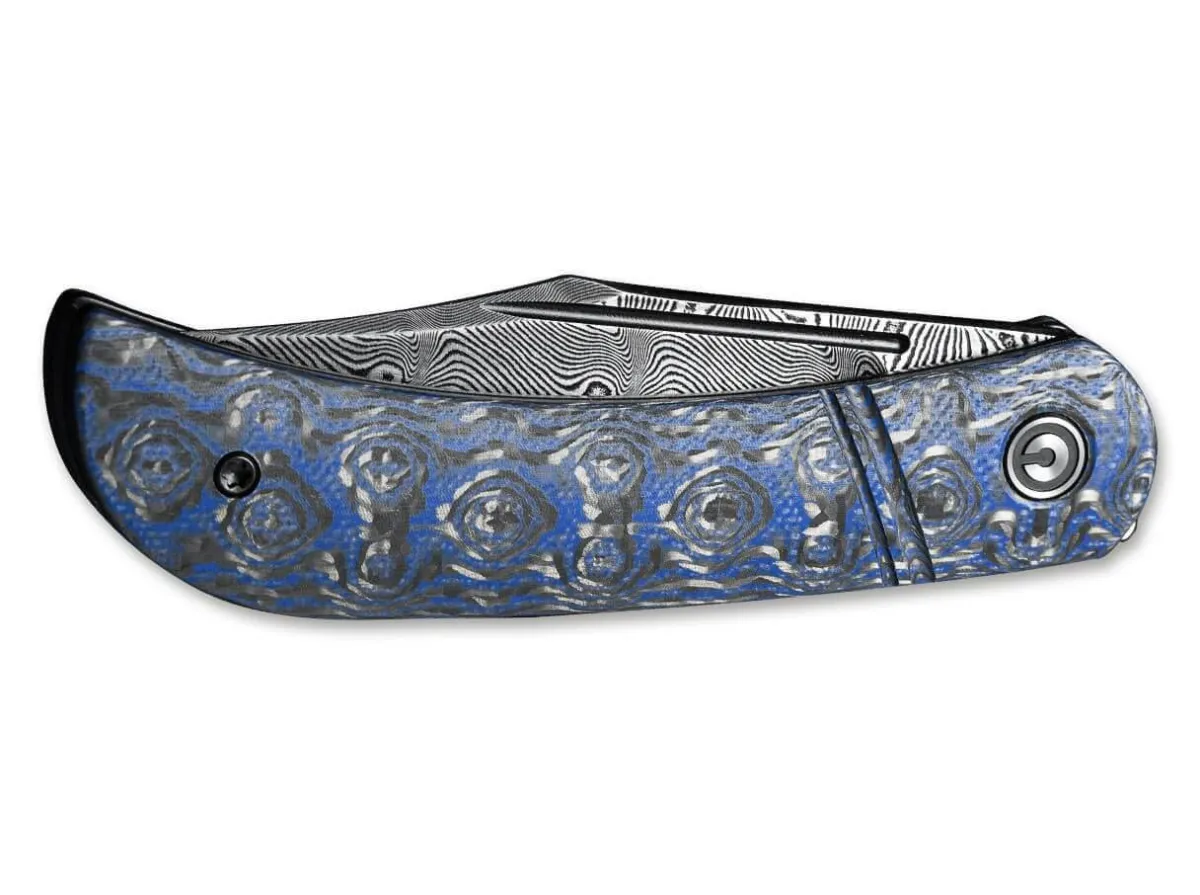 Hot CIVIVI Appalachian Drifter Damascus G10 Cf Blue