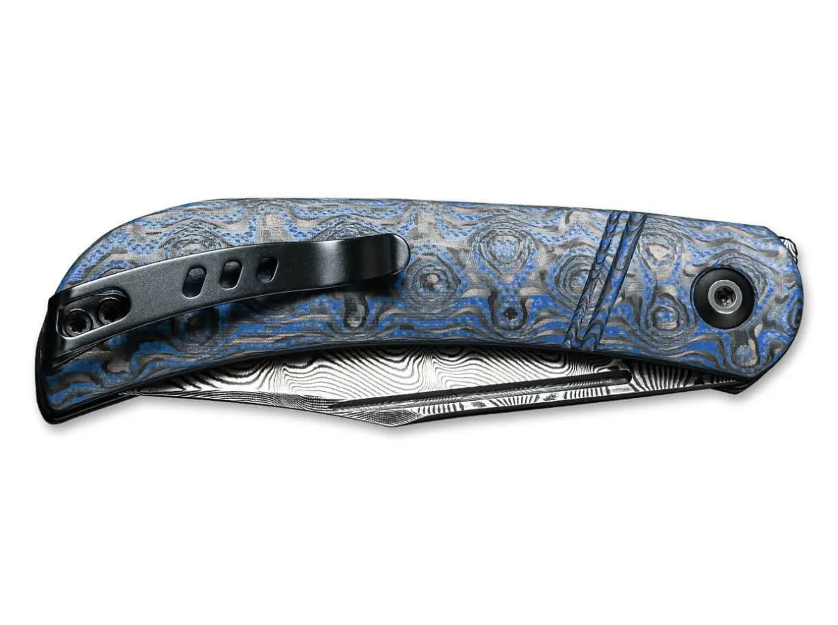 Hot CIVIVI Appalachian Drifter Damascus G10 Cf Blue