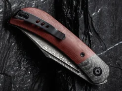 Sale CIVIVI Appalachian Drifter Ii Damascus G10 Burgundy