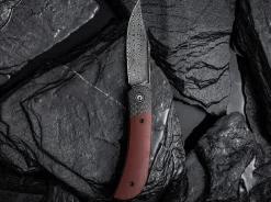 Sale CIVIVI Appalachian Drifter Ii Damascus G10 Burgundy