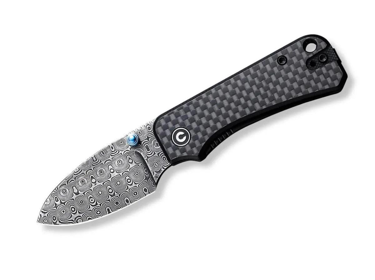 Sale CIVIVI Baby Banter G10 Cf Black Damascus