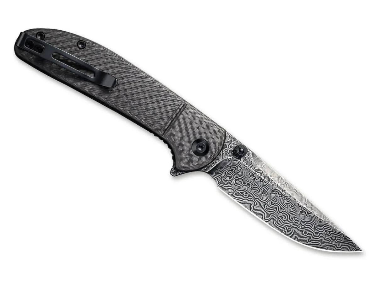 Hot CIVIVI Badlands Vagabonds Damascus Carbon Black