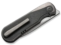 Clearance WE Knife Baloo Titanium Micarta Black