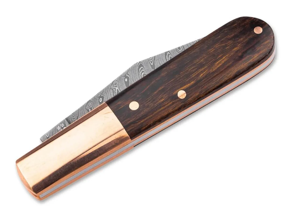 Clearance Böker Manufaktur Solingen Barlow Integral Copper Damast