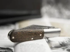 Hot Böker Manufaktur Solingen Barlow M4 Sherman-Damascus