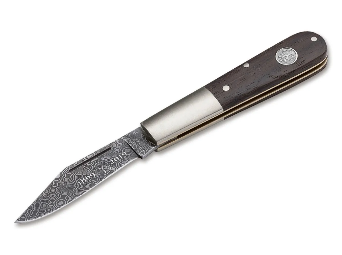 Sale Böker Manufaktur Solingen Barlow Steam Engine Damascus