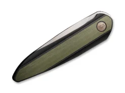 Best WE Knife Black Void Opus G10 Green