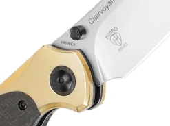 New Kizer Clairvoyant 154Cm Brass Micarta Black