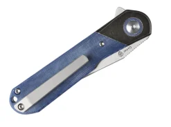 Discount Kizer Comet Brass Micarta Blue