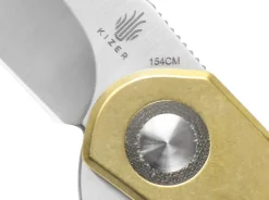 New Kizer Comet Brass Micarta Green