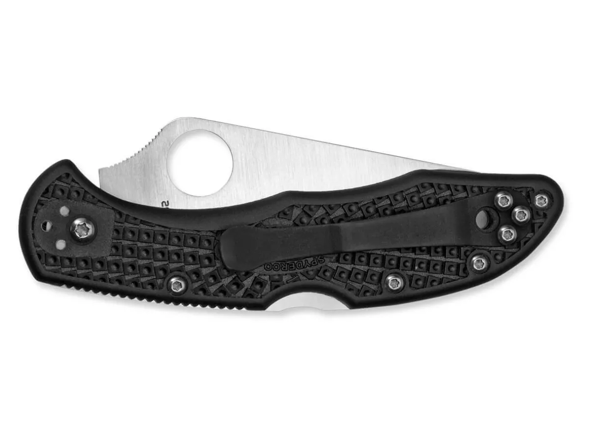 Online Spyderco Delica 4 Lightweight Black Plain