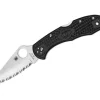 Spyderco Delica 4 Lightweight Black Serrated