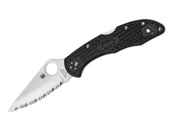 Spyderco Delica 4 Lightweight Black Serrated