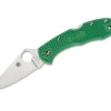 New Spyderco Delica 4 Lightweight Flat Ground Green