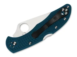 Discount Spyderco Delica 4 Lightweight K390 Serrated Blue