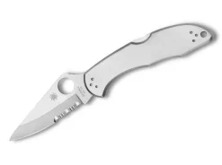 Outlet Spyderco Delica 4 Stainless Steel Combination