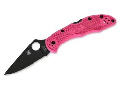 Online Spyderco Delica Pink Heels Black Blade