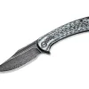 Best CIVIVI Dogma Damascus Carbon White