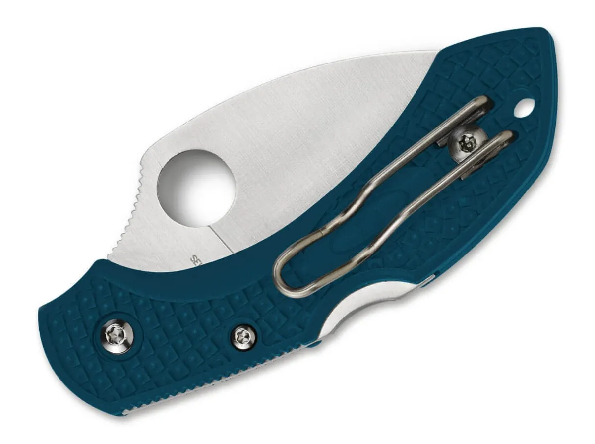 Clearance Spyderco Dragonfly 2 Lightweight Wharncliffe K390 Blue