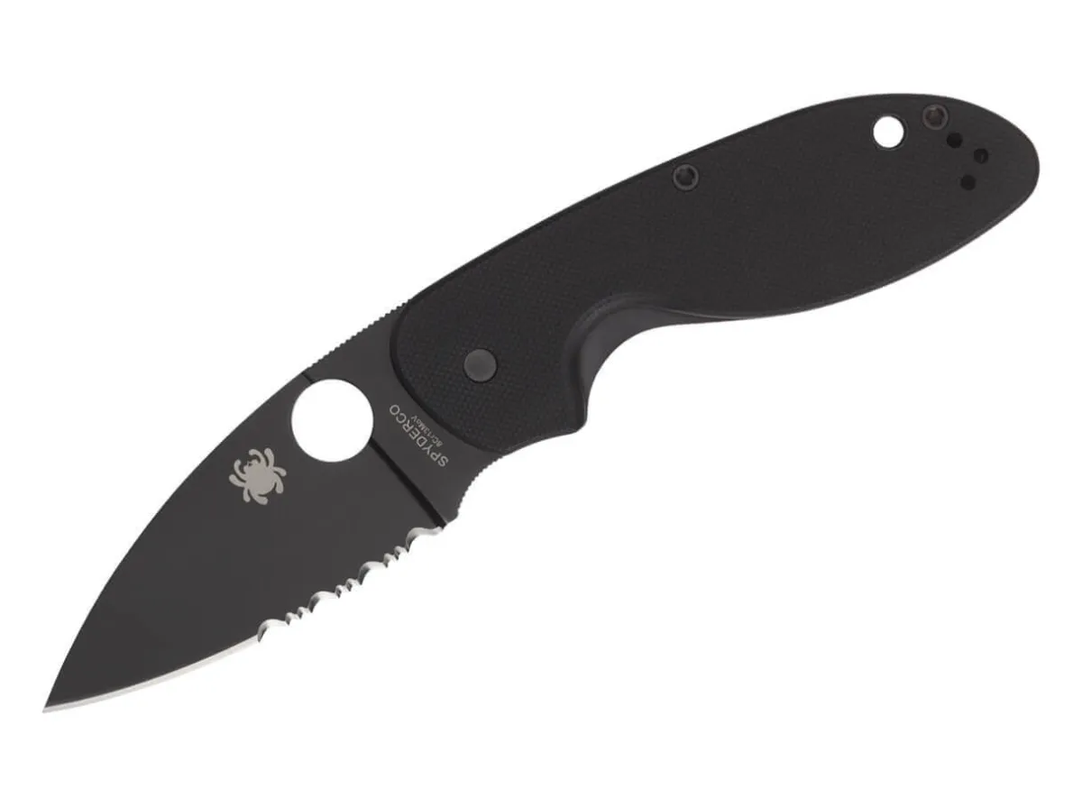 Outlet Spyderco Efficient Black Combination
