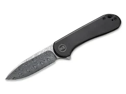 Sale WE Knife Elementum Damascus Titanium Black
