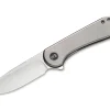 Discount WE Knife Elementum Titanium Silver
