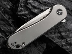 Discount WE Knife Elementum Titanium Silver