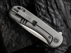 Discount WE Knife Elementum Titanium Silver