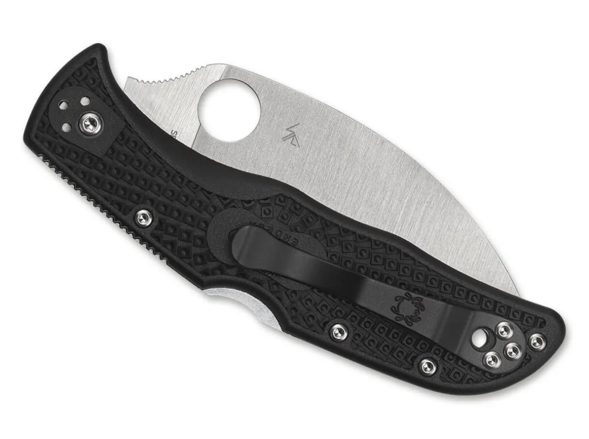 Clearance Spyderco Endela Lightweight Wharncliffe Black