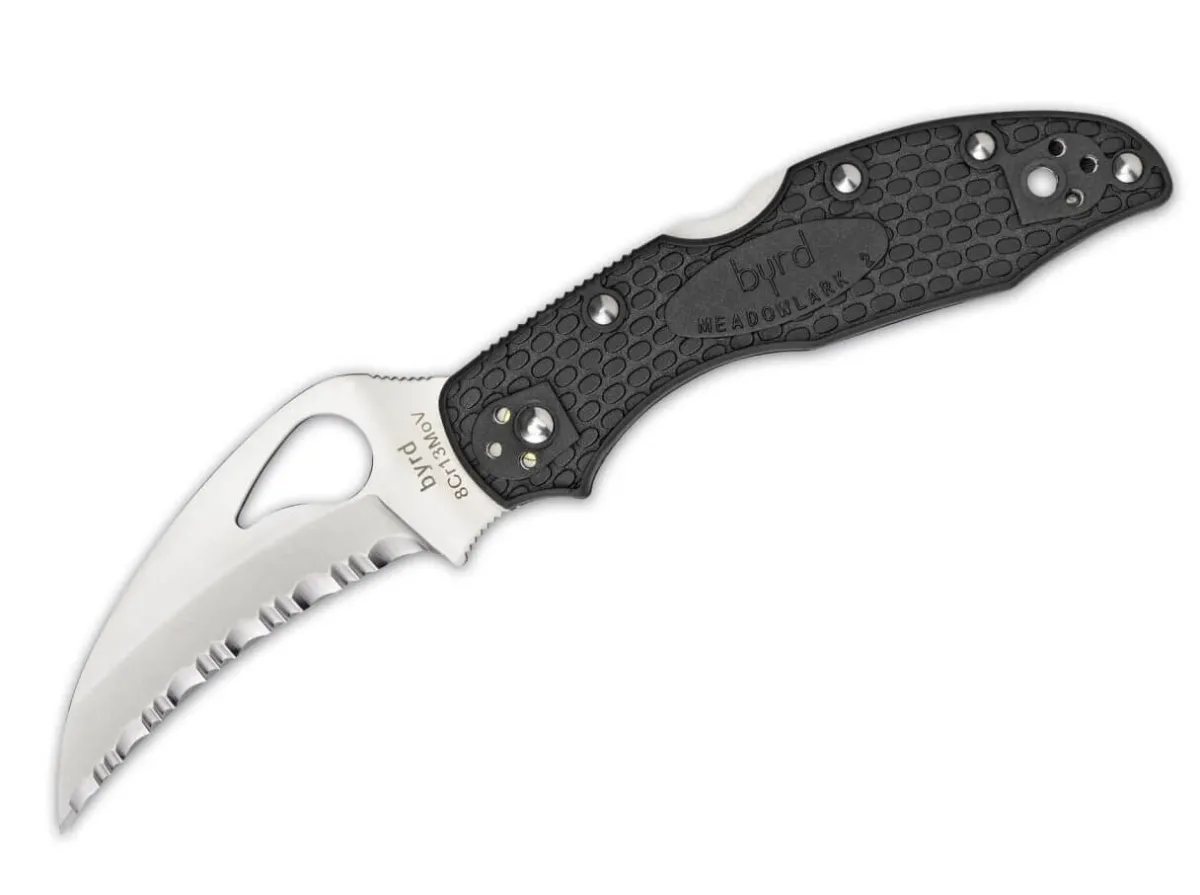New Byrd Hawkbill Serrated
