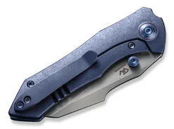 Hot WE Knife High-Fin Titanium Blue