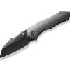 Best WE Knife High-Fin Titanium Bronze