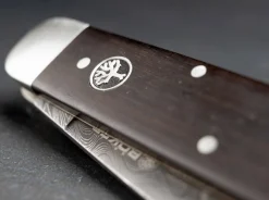 Clearance Böker Manufaktur Solingen Hunters Knife Mono Damascus Grenadill