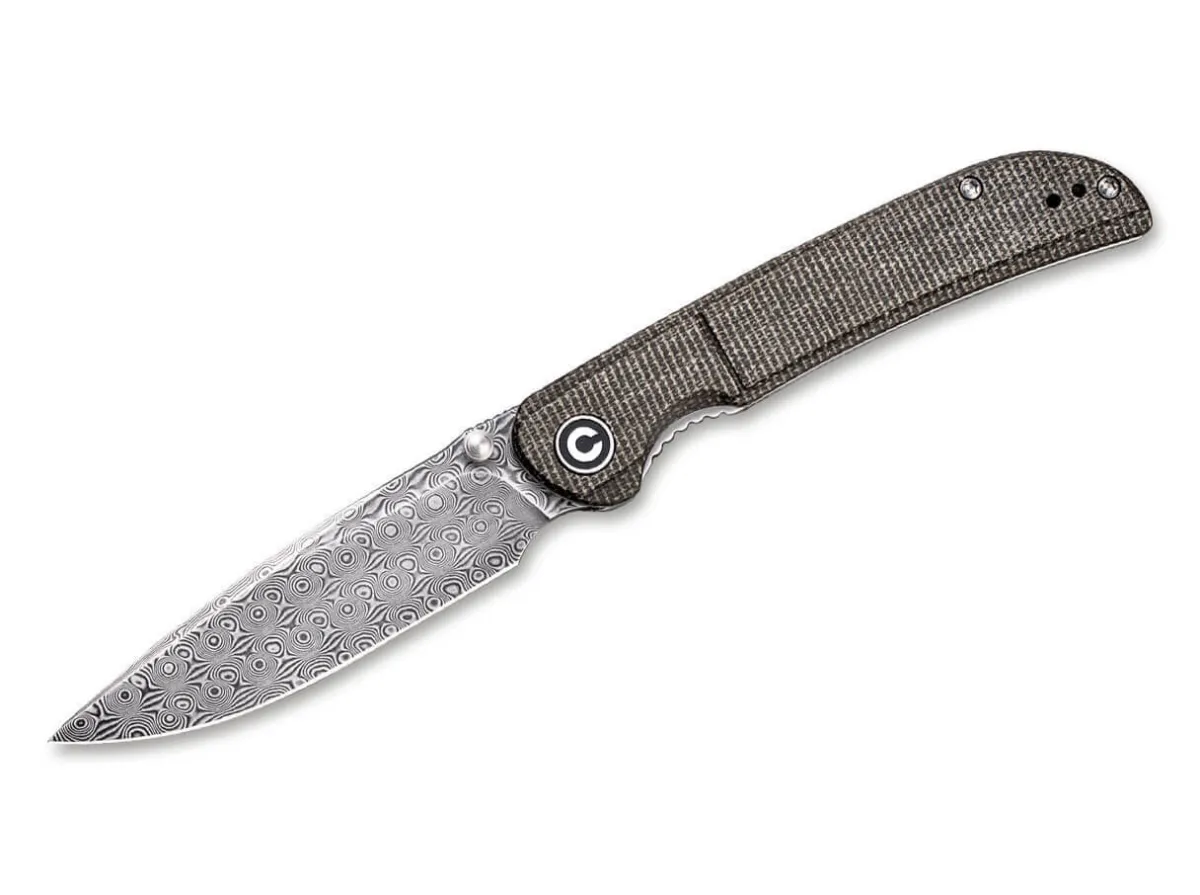 Best CIVIVI Imperium Damascus Micarta Green