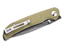 Discount CIVIVI Imperium Damascus Micarta Olive