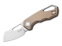 Online MKM Isonzo M390 Cleaver Titanium Bronze