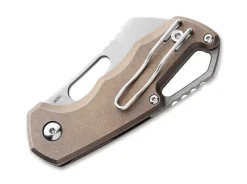 Online MKM Isonzo M390 Cleaver Titanium Bronze