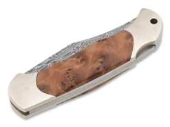 Online Böker Manufaktur Solingen Junior Scout Curly Birch Brown Damascus