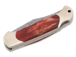 Online Böker Manufaktur Solingen Junior Scout Curly Birch Red Damascus