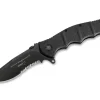 New Böker Plus Kal-101 Black Serrated