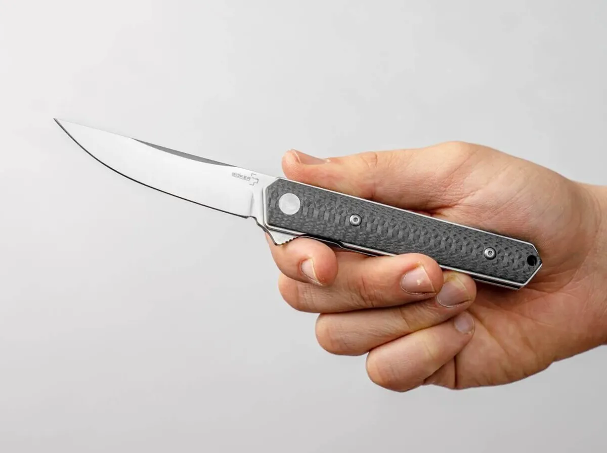 Hot Böker Plus Kwaiken Mini Flipper Carbon