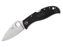 Best Spyderco Leafjumper Frn Black Plainedge
