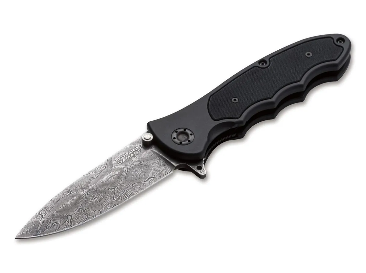 Clearance Böker Manufaktur Solingen Leopard-Damascus Iii All Black