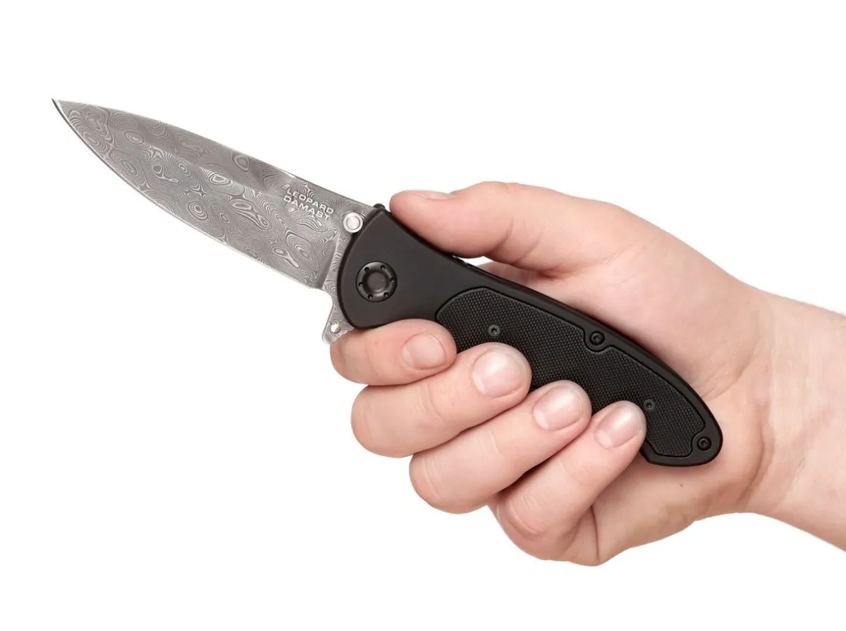 Clearance Böker Manufaktur Solingen Leopard-Damascus Iii All Black